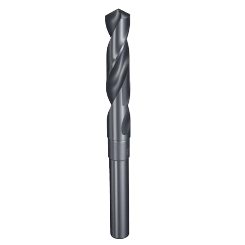 sourcing map Bohrer, 15 mm, reduzierter Schaft, rund, 4341, Hochgeschwindigkeitsstahl, Nitrieren, schwarz, 118°-Standardspitze für Kunststoff, Holz, Kupfer, Aluminium, Eisen, mittelweiches Metall sourcing map Bohrer, 15 mm, reduzierter Schaft, rund, 4341, Hochgeschwindigkeitsstahl, Nitrieren, schwarz, 118°-Standardspitze für Kunststoff, Holz, Kupfer, Aluminium, Eisen, mittelweiches Metall von sourcing map