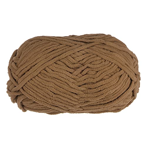 sourcing map Chenille Garn Samt Deckengarn 100g/3.5oz 6 Super Sperrige Polyester Weich Stricken für Häkeln Weben Tasche Schal Hut Braun sourcing map Chenille Garn Samt Deckengarn 100g/3.5oz 6 Super Sperrige Polyester Weich Stricken für Häkeln Weben Tasche Schal Hut Braun von sourcing map