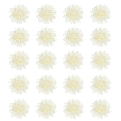 sourcing map Chiffon Blume, 4 Zoll Stoff Blumen Schleifen Nähen Stoff Applikationen Stirnband Verzierungen für Handwerk Kleider DIY Party Hochzeit Dekoration Beige 20 Stück sourcing map Chiffon Blume, 4 Zoll Stoff Blumen Schleifen Nähen Stoff Applikationen Stirnband Verzierungen für Handwerk Kleider DIY Party Hochzeit Dekoration Beige 20 Stück von sourcing map