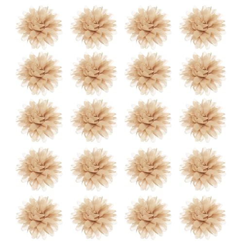 sourcing map Chiffon Blume, 4 Zoll Stoff Blumen Schleifen Nähen Stoff Applikationen Stirnband Verzierungen für Handwerk Kleider DIY Party Hochzeit Dekoration Khaki 20 Stück sourcing map Chiffon Blume, 4 Zoll Stoff Blumen Schleifen Nähen Stoff Applikationen Stirnband Verzierungen für Handwerk Kleider DIY Party Hochzeit Dekoration Khaki 20 Stück von sourcing map