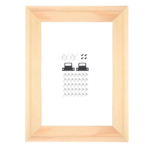 sourcing map DIY Leinwand Keilrahmen 20,3 x 15,2 cm Leinwand Rahmen Holzrahmen Kit Stabile Keilrahmen für Ölgemälde Drucke Poster von sourcing map