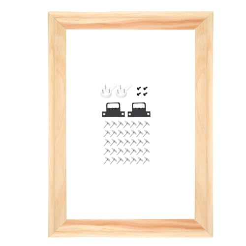 sourcing map DIY Leinwand Keilrahmen 30,5 x 20,3 cm Leinwand Rahmen Holzrahmen Kit Stabile Keilrahmen für Ölgemälde Drucke Poster von sourcing map