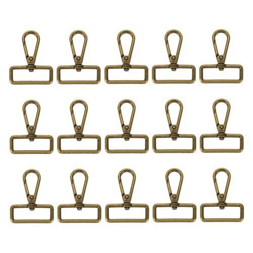sourcing map Drehverschlüsse, 3,2 cm D-Ring, Karabinerverschluss, Metall, Karabinerhaken für Geldbörse, Schlüsselanhänger, Gürtel, Bronze, 15 Stück sourcing map Drehverschlüsse, 3,2 cm D-Ring, Karabinerverschluss, Metall, Karabinerhaken für Geldbörse, Schlüsselanhänger, Gürtel, Bronze, 15 Stück von sourcing map