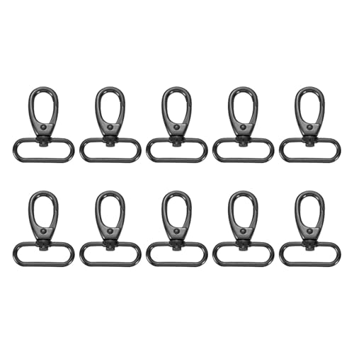 sourcing map Drehverschlüsse, 3,8 cm, ovaler Ring, Karabinerverschluss, Metall-Karabinerhaken für Geldbörse, Schlüsselanhänger, Gürtel, Grau, Schwarz, 10 Stück sourcing map Drehverschlüsse, 3,8 cm, ovaler Ring, Karabinerverschluss, Metall-Karabinerhaken für Geldbörse, Schlüsselanhänger, Gürtel, Grau, Schwarz, 10 Stück von sourcing map