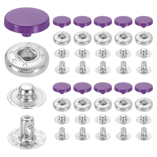 sourcing map Druckknöpfe aus Zinklegierung, 12 mm, 20 Stück, #633, für Kleidung, Jeans, Jacken, Leder, Nähen, Reparatur, Dunkelviolett sourcing map Druckknöpfe aus Zinklegierung, 12 mm, 20 Stück, #633, für Kleidung, Jeans, Jacken, Leder, Nähen, Reparatur, Dunkelviolett von sourcing map