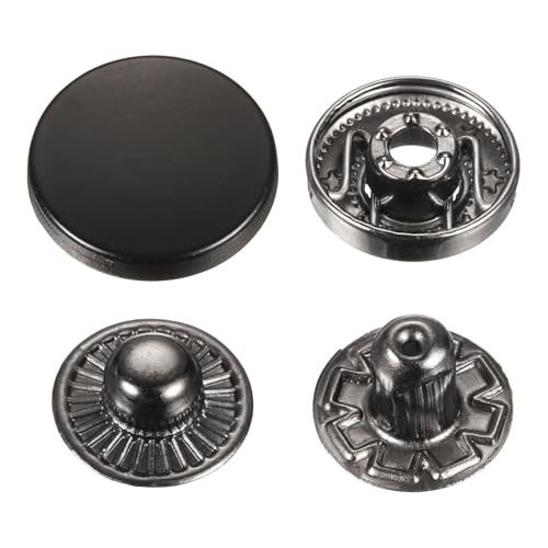 sourcing map Druckknöpfe für Mäntel, Leder, Boot, Leinwand, 17 mm, Metall, 30 Sets sourcing map Druckknöpfe für Mäntel, Leder, Boot, Leinwand, 17 mm, Metall, 30 Sets von sourcing map