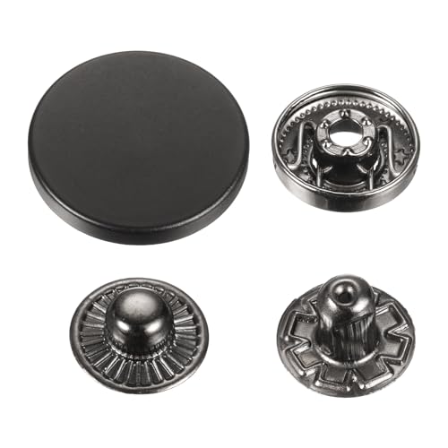 sourcing map Druckknöpfe für Mäntel, Leder, Boot, Leinwand, Drak Black, 23 mm, Metalllegierung, 30 Sets sourcing map Druckknöpfe für Mäntel, Leder, Boot, Leinwand, Drak Black, 23 mm, Metalllegierung, 30 Sets von sourcing map