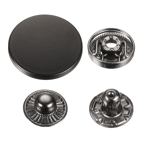 sourcing map Druckknöpfe für Mäntel, Leder, Boot, Leinwand, Drak Black, 25 mm, Metalllegierung, 30 Sets sourcing map Druckknöpfe für Mäntel, Leder, Boot, Leinwand, Drak Black, 25 mm, Metalllegierung, 30 Sets von sourcing map