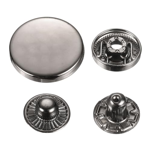 sourcing map Druckknöpfe für Mäntel, Leder, Boot, Segeltuch, Pistole, 23 mm, Metalllegierung, 30 Sets sourcing map Druckknöpfe für Mäntel, Leder, Boot, Segeltuch, Pistole, 23 mm, Metalllegierung, 30 Sets von sourcing map