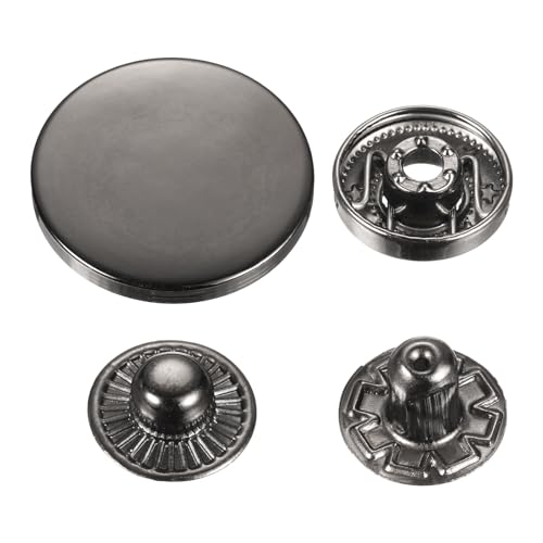 sourcing map Druckknöpfe für Mäntel, Leder, Boot, Segeltuch, Pistole, 25 mm, Metalllegierung, 30 Sets sourcing map Druckknöpfe für Mäntel, Leder, Boot, Segeltuch, Pistole, 25 mm, Metalllegierung, 30 Sets von sourcing map