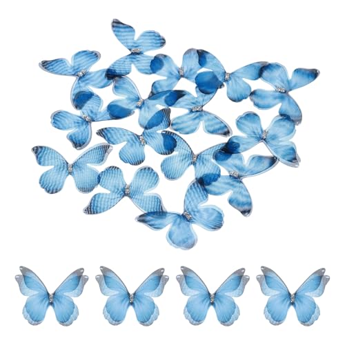 sourcing map Durchsichtige Netz-Schmetterling-Applikationen, 50 mm, zweilagig, Schmetterlinge mit Edelstein-Applikation, zum Selbermachen, 3D-Handwerk, Ornament für Hochzeit, Party, Heimdekoration sourcing map Durchsichtige Netz-Schmetterling-Applikationen, 50 mm, zweilagig, Schmetterlinge mit Edelstein-Applikation, zum Selbermachen, 3D-Handwerk, Ornament für Hochzeit, Party, Heimdekoration von sourcing map
