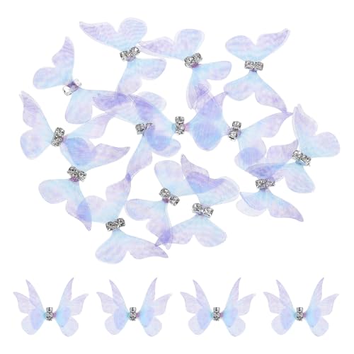 sourcing map Durchsichtige Netz-Schmetterlingsapplikationen, 30 mm, zweilagig, Schmetterlinge mit Edelstein-Applikation, zum Selbermachen, 3D-Handwerk, Ornament für Hochzeit, Party, Heimdekoration sourcing map Durchsichtige Netz-Schmetterlingsapplikationen, 30 mm, zweilagig, Schmetterlinge mit Edelstein-Applikation, zum Selbermachen, 3D-Handwerk, Ornament für Hochzeit, Party, Heimdekoration von sourcing map