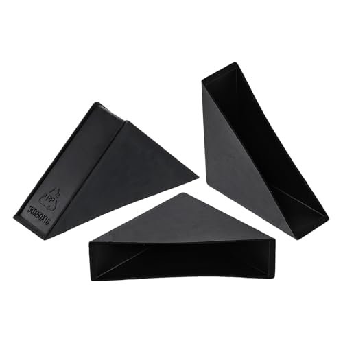 sourcing map Eckenschutz aus Kunststoff, 16 x 71 mm, rechtwinklige Form, Eckenschutz für Eckenschutz von Glas, Spiegel, Fliesen, Schwarz, 8 Stück von sourcing map
