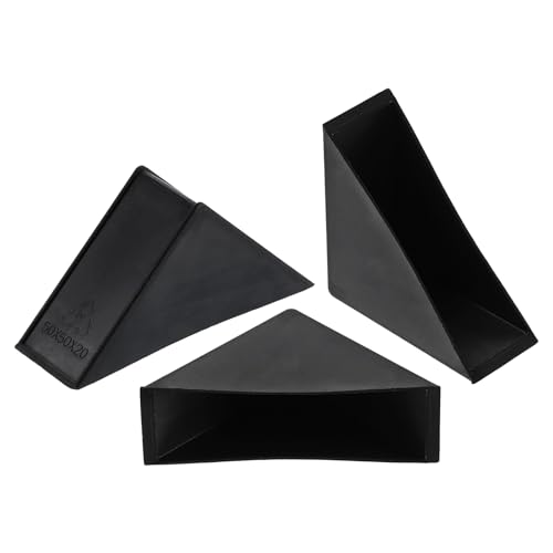 sourcing map Eckenschutz aus Kunststoff, 20 x 70 mm, rechtwinklige Form, Glas-Eckenschutz, Kissen zum Eckenschutz von Glas, Spiegel, Fliesen, Schwarz, 20 Stück von sourcing map