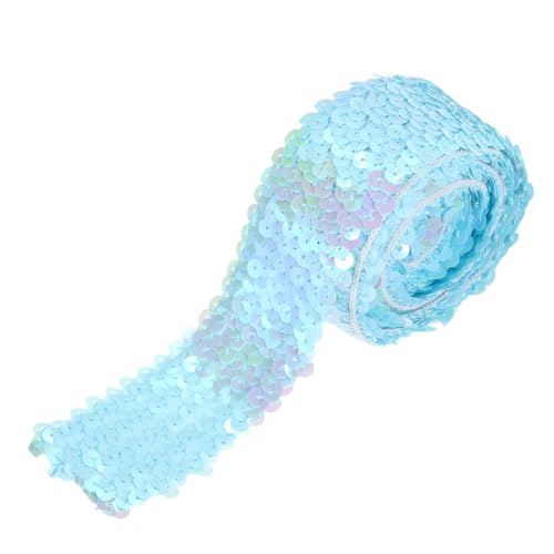 sourcing map Elastisches Paillettenband, 5 Reihen, flach, Pailletten, Stoffband für Bastelarbeiten, DIY, Pailletten, Fransen, Nähen, Hellblau, 11 Yards sourcing map Elastisches Paillettenband, 5 Reihen, flach, Pailletten, Stoffband für Bastelarbeiten, DIY, Pailletten, Fransen, Nähen, Hellblau, 11 Yards von sourcing map