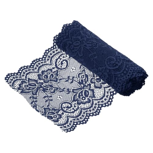 sourcing map Elastisches Spitzenband, 15,2 cm breit, 2,7 m, Stretch-Blumenmuster, Spitzenbesatz, bestickter Stoff zum Nähen und Basteln, Geschenkverpackung, Blumensträuße, Hochzeitsdekoration sourcing map Elastisches Spitzenband, 15,2 cm breit, 2,7 m, Stretch-Blumenmuster, Spitzenbesatz, bestickter Stoff zum Nähen und Basteln, Geschenkverpackung, Blumensträuße, Hochzeitsdekoration von sourcing map