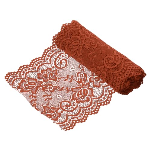 sourcing map Elastisches Spitzenband, 15,2 cm breit, 2,7 m, Stretch-Blumenmuster, Spitzenbesatz, bestickter Stoff zum Nähen und Basteln, Geschenkverpackung, Blumensträuße, Hochzeitsdekoration sourcing map Elastisches Spitzenband, 15,2 cm breit, 2,7 m, Stretch-Blumenmuster, Spitzenbesatz, bestickter Stoff zum Nähen und Basteln, Geschenkverpackung, Blumensträuße, Hochzeitsdekoration von sourcing map