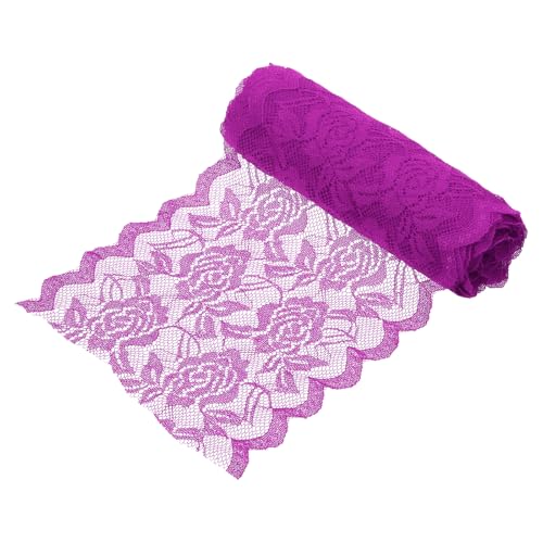 sourcing map Elastisches Spitzenband, 15,2 cm breit, 4,5 m lang, Stretch-Blumenmuster, Spitzenbesatz, bestickter Stoff zum Nähen und Basteln, Geschenkverpackung, Blumensträuße, Hochzeitsdekoration sourcing map Elastisches Spitzenband, 15,2 cm breit, 4,5 m lang, Stretch-Blumenmuster, Spitzenbesatz, bestickter Stoff zum Nähen und Basteln, Geschenkverpackung, Blumensträuße, Hochzeitsdekoration von sourcing map