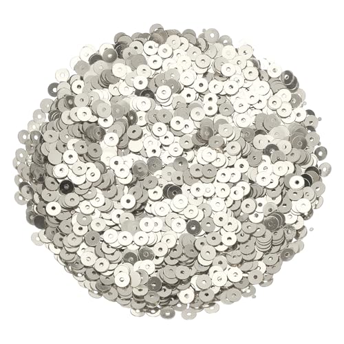 sourcing map Flache Pailletten, flach, rund, lose Pailletten mit einzelnen Löchern, 100 g, für Bastelarbeiten, Nähen, Sticken, Kleidung, Champagner, 30.0000 Stück sourcing map Flache Pailletten, flach, rund, lose Pailletten mit einzelnen Löchern, 100 g, für Bastelarbeiten, Nähen, Sticken, Kleidung, Champagner, 30.0000 Stück von sourcing map
