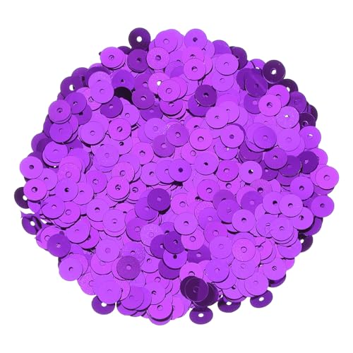 sourcing map Flache Pailletten, flach, rund, lose Pailletten mit einzelnen Löchern, 100 g, für Bastelarbeiten, Nähen, Sticken, Kleidung, Dunkelviolett, 30.0000 Stück sourcing map Flache Pailletten, flach, rund, lose Pailletten mit einzelnen Löchern, 100 g, für Bastelarbeiten, Nähen, Sticken, Kleidung, Dunkelviolett, 30.0000 Stück von sourcing map