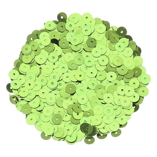 sourcing map Flache Pailletten, flach, rund, lose Pailletten mit einzelnen Löchern, 100 g, für Bastelarbeiten, Nähen, Sticken, Kleidung, Hellgrün, 30.0000 Stück sourcing map Flache Pailletten, flach, rund, lose Pailletten mit einzelnen Löchern, 100 g, für Bastelarbeiten, Nähen, Sticken, Kleidung, Hellgrün, 30.0000 Stück von sourcing map