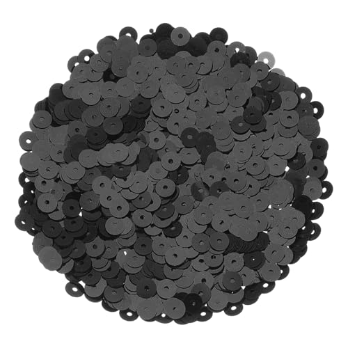 sourcing map Flache Pailletten, flach, rund, lose Pailletten mit einzelnen Löchern, 100 g, für Bastelarbeiten, Nähen, Sticken, Kleidung, Schwarz, 30.0000 Stück sourcing map Flache Pailletten, flach, rund, lose Pailletten mit einzelnen Löchern, 100 g, für Bastelarbeiten, Nähen, Sticken, Kleidung, Schwarz, 30.0000 Stück von sourcing map