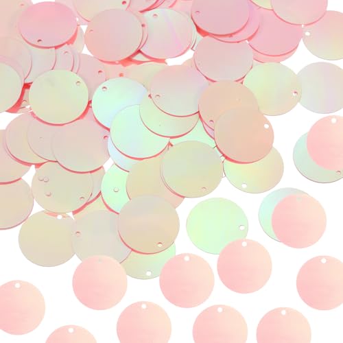 sourcing map Flache runde Pailletten, 30 mm, lose Pailletten, Basteln, Nähen, Pailletten mit einseitigem Loch für DIY-Stickerei, Kleidung, Schmuckherstellung, AB-Dunkelrosa, 100 Stück sourcing map Flache runde Pailletten, 30 mm, lose Pailletten, Basteln, Nähen, Pailletten mit einseitigem Loch für DIY-Stickerei, Kleidung, Schmuckherstellung, AB-Dunkelrosa, 100 Stück von sourcing map