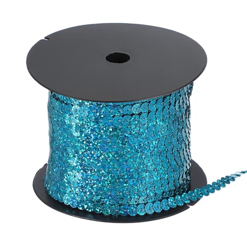 sourcing map Flacher Paillettenstreifen, 6 mm Paillettenband, Rolle, Spangle Flacher Paillettenstreifen für Handwerk, Verzierungen, Nähen, Kostümzubehör, Laser-Blau sourcing map Flacher Paillettenstreifen, 6 mm Paillettenband, Rolle, Spangle Flacher Paillettenstreifen für Handwerk, Verzierungen, Nähen, Kostümzubehör, Laser-Blau von sourcing map