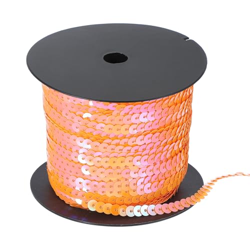 sourcing map Flacher Paillettenstreifen, 6 mm Paillettenband, Rolle, Spangle Flacher Paillettenstreifen für Handwerk, Verzierungen, Nähen, Kostümzubehör, Orange sourcing map Flacher Paillettenstreifen, 6 mm Paillettenband, Rolle, Spangle Flacher Paillettenstreifen für Handwerk, Verzierungen, Nähen, Kostümzubehör, Orange von sourcing map