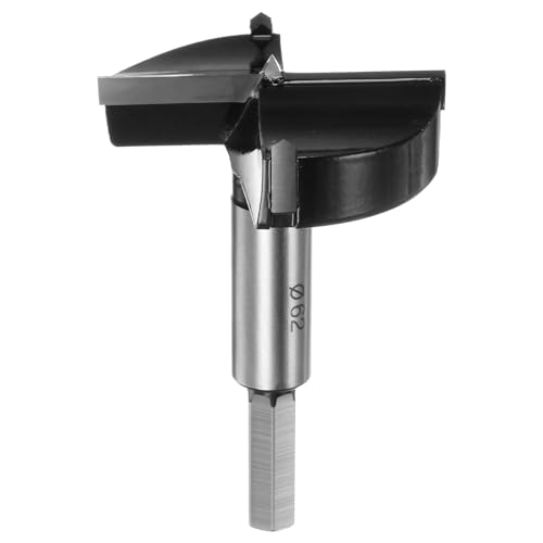 sourcing map Forstnerbohrer 62 mm Wolframkarbid Holz Forstnerbohrer Öffner Cutter für Scharnierloch Bohren Holzbearbeitung, Schwarz sourcing map Forstnerbohrer 62 mm Wolframkarbid Holz Forstnerbohrer Öffner Cutter für Scharnierloch Bohren Holzbearbeitung, Schwarz von sourcing map