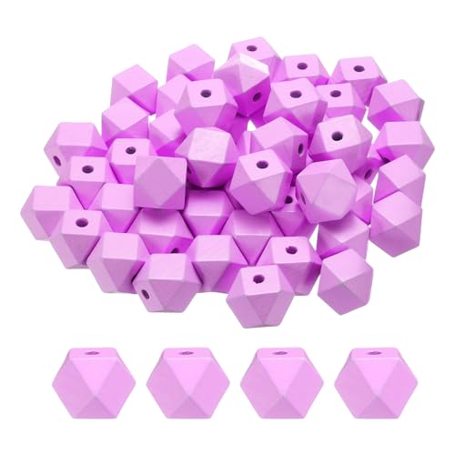 sourcing map Geometrische Holzperlen, 20 mm, hellviolett, 3,3 mm großes Loch, Polygon, lose Abstandshalter für Schmuckherstellung, Halsketten, Armbänder, DIY, Basteln, Makramee, handgefertigte sourcing map Geometrische Holzperlen, 20 mm, hellviolett, 3,3 mm großes Loch, Polygon, lose Abstandshalter für Schmuckherstellung, Halsketten, Armbänder, DIY, Basteln, Makramee, handgefertigte von sourcing map