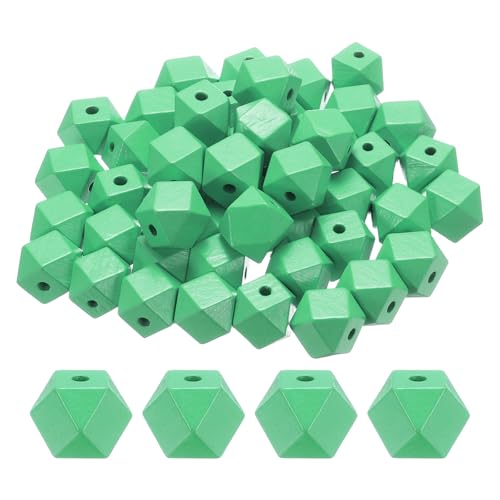 sourcing map Geometrische Holzperlen, 20 mm, mittelgrün, 3,3 mm großes Loch, Polygon, lose Abstandshalter für Schmuckherstellung, Halsketten, Armbänder, DIY, Basteln, Makramee, handgefertigte sourcing map Geometrische Holzperlen, 20 mm, mittelgrün, 3,3 mm großes Loch, Polygon, lose Abstandshalter für Schmuckherstellung, Halsketten, Armbänder, DIY, Basteln, Makramee, handgefertigte von sourcing map