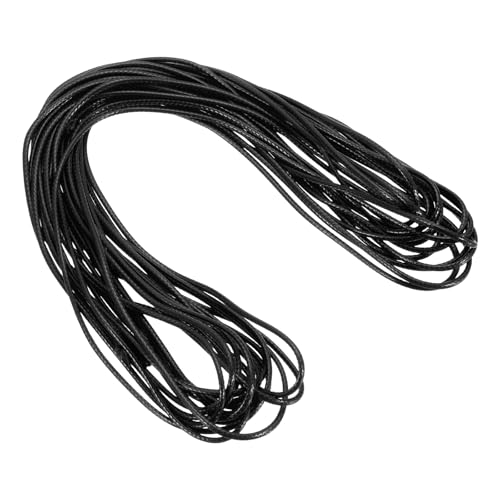 sourcing map Gewachste Schnur, 2 mm, gewachste Polyesterschnur, 9,1 m, Wachsschnur für Armbandherstellung, Halsketten, Perlen, Schmuckherstellung und Bastelarbeiten, Schwarz sourcing map Gewachste Schnur, 2 mm, gewachste Polyesterschnur, 9,1 m, Wachsschnur für Armbandherstellung, Halsketten, Perlen, Schmuckherstellung und Bastelarbeiten, Schwarz von sourcing map