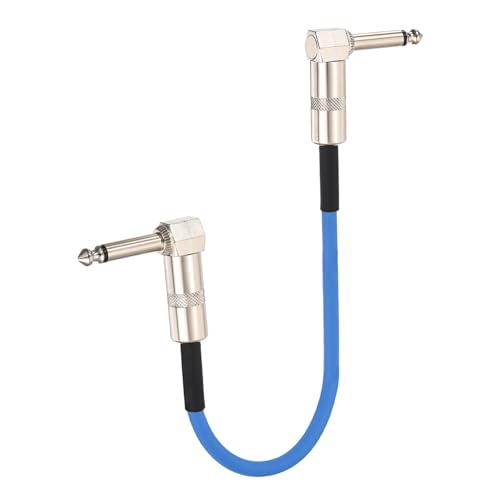 sourcing map Gitarren-Patchkabel, 40,6 cm, Pedalboard-Kabel, 1/4 Zoll, Metall, Doppelwinkel, TS rechtwinklig, Gitarren-Patch-Effektkabel für Instrumenten-Effekt-Pedal-Mischpult, Blau, 1 Stück sourcing map Gitarren-Patchkabel, 40,6 cm, Pedalboard-Kabel, 1/4 Zoll, Metall, Doppelwinkel, TS rechtwinklig, Gitarren-Patch-Effektkabel für Instrumenten-Effekt-Pedal-Mischpult, Blau, 1 Stück von sourcing map