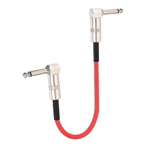 sourcing map Gitarren-Patchkabel, 40,6 cm, Pedalboard-Kabel, 1/4 Zoll, Metall, Doppelwinkel, TS rechtwinklig, Gitarren-Patch-Effektkabel für Instrumenten-Effekt-Pedal-Mischpult, Rot, 1 Stück sourcing map Gitarren-Patchkabel, 40,6 cm, Pedalboard-Kabel, 1/4 Zoll, Metall, Doppelwinkel, TS rechtwinklig, Gitarren-Patch-Effektkabel für Instrumenten-Effekt-Pedal-Mischpult, Rot, 1 Stück von sourcing map