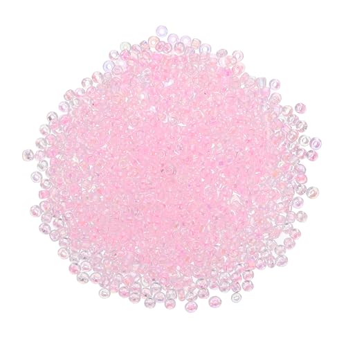 sourcing map Glasperlen, 1600 Stück, 2 mm, lose Mini-Perlen mit Loch, Großpackung zum Basteln, handgefertigt, Rosa AB sourcing map Glasperlen, 1600 Stück, 2 mm, lose Mini-Perlen mit Loch, Großpackung zum Basteln, handgefertigt, Rosa AB von sourcing map