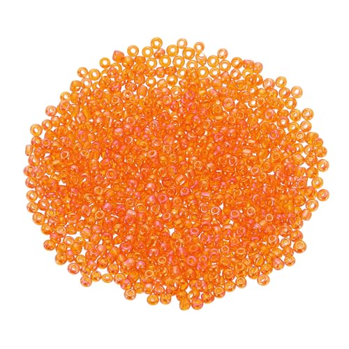 sourcing map Glasperlen, 2000 Stück, 2 mm, Glasperlen, lose Mini-Glasperlen, Abstandshalter für selbstgemachte Ohrringe, Halsketten, Armbänder, Schmuckherstellung, Orange sourcing map Glasperlen, 2000 Stück, 2 mm, Glasperlen, lose Mini-Glasperlen, Abstandshalter für selbstgemachte Ohrringe, Halsketten, Armbänder, Schmuckherstellung, Orange von sourcing map