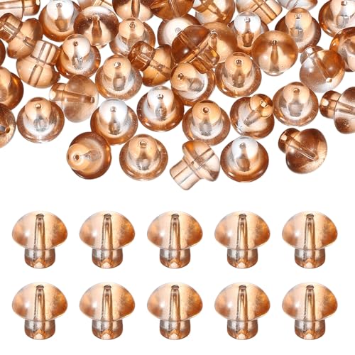 sourcing map Glasperlen in Pilzform, transparent, 14 mm, Glasanhänger, Pilz-Lampwork-Perlen, lose Abstandshalter für Bastelarbeiten, Ohrringe, Halsketten, Schmuckherstellung, Orange, 80 Stück sourcing map Glasperlen in Pilzform, transparent, 14 mm, Glasanhänger, Pilz-Lampwork-Perlen, lose Abstandshalter für Bastelarbeiten, Ohrringe, Halsketten, Schmuckherstellung, Orange, 80 Stück von sourcing map