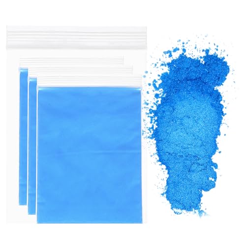 sourcing map Glimmerpulver, natürliches Epoxidharz, 400 Maschen, Perlglanz-Farbpigmentpulver für Gießharz, Autolack, Kerzenherstellung, DIY-Nagelkunst und Handwerk, Dunkelblau von sourcing map