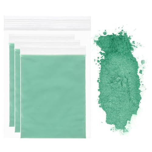 sourcing map Glimmerpulver, natürliches Epoxidharz, 400 Maschen, Perlglanz-Farbpigmentpulver für Gießharz, Autolack, Kerzenherstellung, DIY-Nagelkunst und Handwerk, Dunkelgrün, 15 g von sourcing map