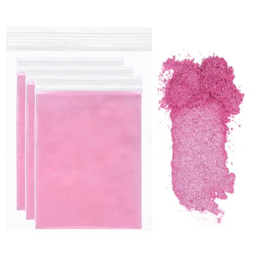 sourcing map Glimmerpulver, natürliches Epoxidharz, 400 Maschen, Perlglanz-Farbpigmentpulver für Gießharz, Autolack, Kerzenherstellung, DIY-Nagelkunst und Handwerk, Rouge Red von sourcing map