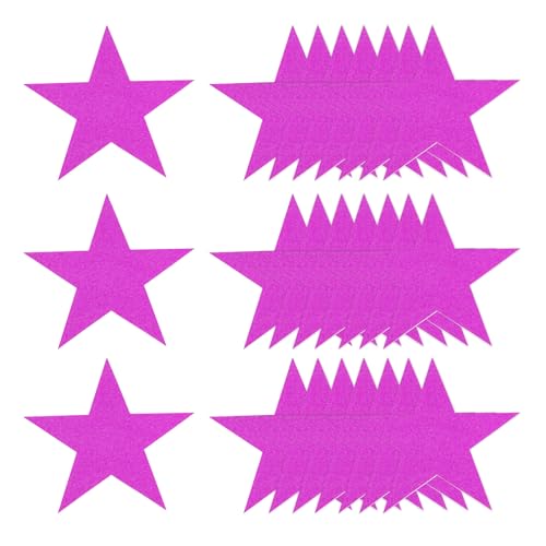 sourcing map Glitzerstern-Ausschnitte, 15,2 cm, Papier-Stern-Konfetti-Ausschnitte, Sterne, glänzend, für Pinnwand, Wand, Klassenzimmer, Partyzubehör, Rosa, 50 Stück sourcing map Glitzerstern-Ausschnitte, 15,2 cm, Papier-Stern-Konfetti-Ausschnitte, Sterne, glänzend, für Pinnwand, Wand, Klassenzimmer, Partyzubehör, Rosa, 50 Stück von sourcing map