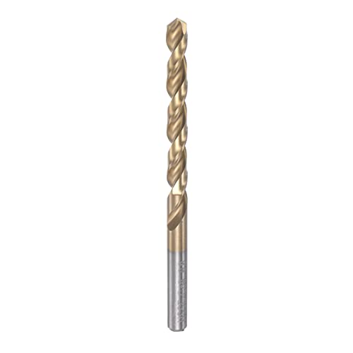 sourcing map HSS Bohrer Set, Spiralbohrer 6.8mm Titanium Beschichtet (HSS-E) M42 Schnellstahl mit 8% Kobaltgehalt Gerade Schaft für Edelstahl, Alulegierung, Metall von sourcing map