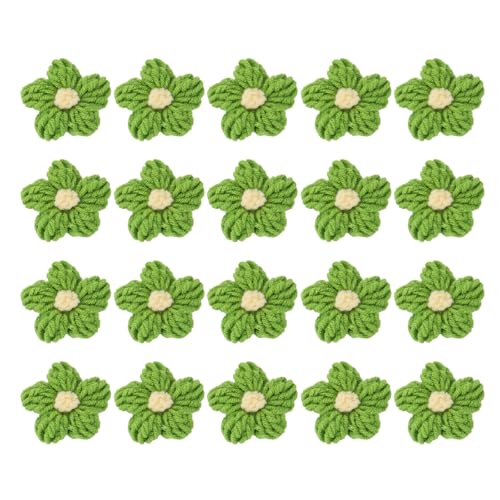 sourcing map Häkelblumen zum Aufnähen, 45 x 45 mm, Milch-Baumwolle, handgefertigte Blumenapplikation für DIY, Basteln, Haare, Hüte, Kleidung, Dekoration, Grün und Gelb, 20 Stück sourcing map Häkelblumen zum Aufnähen, 45 x 45 mm, Milch-Baumwolle, handgefertigte Blumenapplikation für DIY, Basteln, Haare, Hüte, Kleidung, Dekoration, Grün und Gelb, 20 Stück von sourcing map