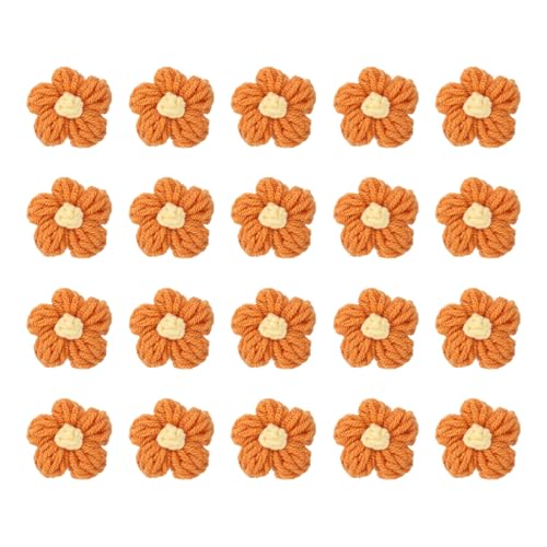 sourcing map Häkelblumen zum Aufnähen, 45 x 45 mm, Milch-Baumwolle, handgefertigte Blumenapplikation für DIY, Basteln, Haare, Hüte, Kleidung, Dekoration, Orange und Gelb, 20 Stück sourcing map Häkelblumen zum Aufnähen, 45 x 45 mm, Milch-Baumwolle, handgefertigte Blumenapplikation für DIY, Basteln, Haare, Hüte, Kleidung, Dekoration, Orange und Gelb, 20 Stück von sourcing map