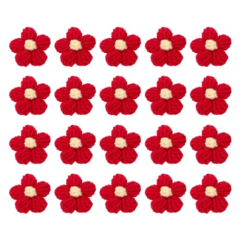 sourcing map Häkelblumen zum Aufnähen, 45 x 45 mm, Milch-Baumwolle, handgefertigte Blumenapplikation für DIY, Basteln, Haare, Hüte, Kleidung, Dekoration, Rot und Gelb, 20 Stück sourcing map Häkelblumen zum Aufnähen, 45 x 45 mm, Milch-Baumwolle, handgefertigte Blumenapplikation für DIY, Basteln, Haare, Hüte, Kleidung, Dekoration, Rot und Gelb, 20 Stück von sourcing map