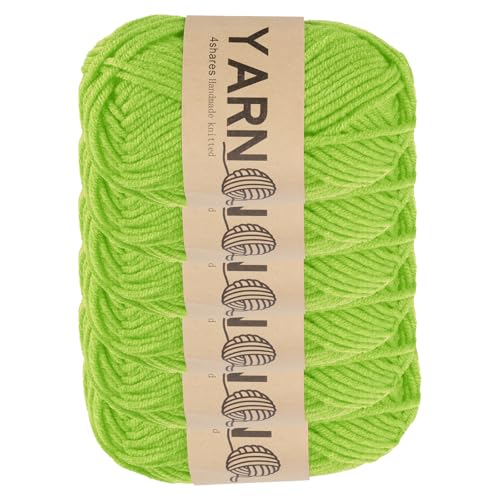 sourcing map Häkelgarn, 1,8 mm, grün, 5-lagig, Acrylgarn, 150 g, Sportgewicht, weiche und flauschige Garne zum Stricken, DIY, Häkeln, Basteln, Decken, Geschenk, insgesamt 300 m, 6 Stück sourcing map Häkelgarn, 1,8 mm, grün, 5-lagig, Acrylgarn, 150 g, Sportgewicht, weiche und flauschige Garne zum Stricken, DIY, Häkeln, Basteln, Decken, Geschenk, insgesamt 300 m, 6 Stück von sourcing map