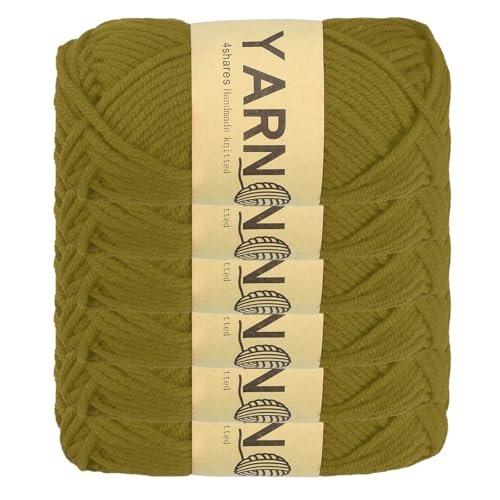 sourcing map Häkelgarn, 2 mm, braun, 100 % Acryl, 150 g, Sportgewicht, weiche und flauschige Garne zum Stricken, Basteln, Decken, Geschenk, insgesamt 300 m, 6 Stück sourcing map Häkelgarn, 2 mm, braun, 100 % Acryl, 150 g, Sportgewicht, weiche und flauschige Garne zum Stricken, Basteln, Decken, Geschenk, insgesamt 300 m, 6 Stück von sourcing map