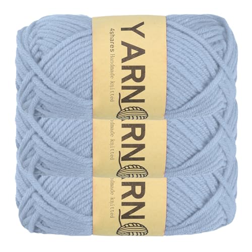 sourcing map Häkelgarn, 2 mm, grau, 100 % Acrylgarn, 76 g, Sportgewicht, weiche und flauschige Garne zum Stricken, Basteln, Decken, Geschenk, insgesamt 160 m, 3 Stück sourcing map Häkelgarn, 2 mm, grau, 100 % Acrylgarn, 76 g, Sportgewicht, weiche und flauschige Garne zum Stricken, Basteln, Decken, Geschenk, insgesamt 160 m, 3 Stück von sourcing map