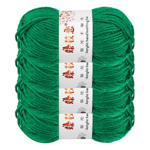 sourcing map Häkelgarn, 4 Stück, hellgrün, 4-lagiges Acrylgarn, 200 g, Sportgewicht, weiche und flauschige Garne zum Stricken, DIY, Häkeln, Handwerk, Decken, Geschenk, insgesamt 400 m sourcing map Häkelgarn, 4 Stück, hellgrün, 4-lagiges Acrylgarn, 200 g, Sportgewicht, weiche und flauschige Garne zum Stricken, DIY, Häkeln, Handwerk, Decken, Geschenk, insgesamt 400 m von sourcing map